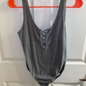 Gray Bodysuit